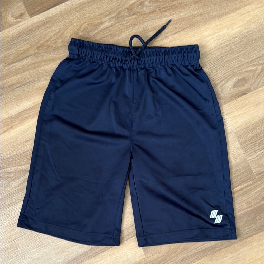 Boys blue athletic shorts